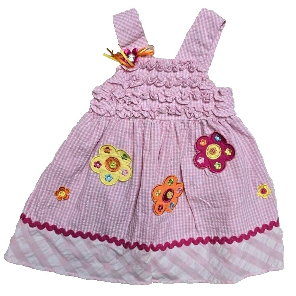 Sweet Heart Rose Girls Dress 2 T Pink Floral
